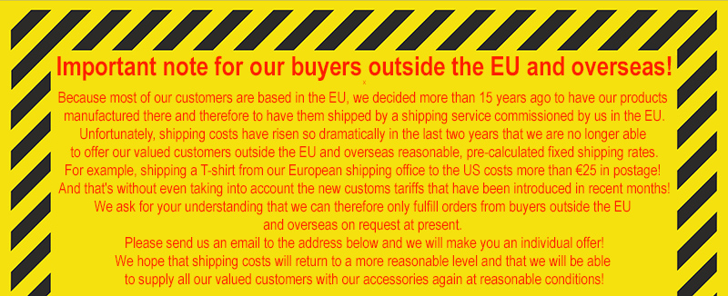 Shipping costs information